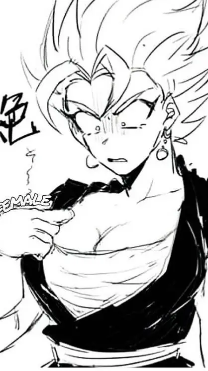 ai character: Vegito background