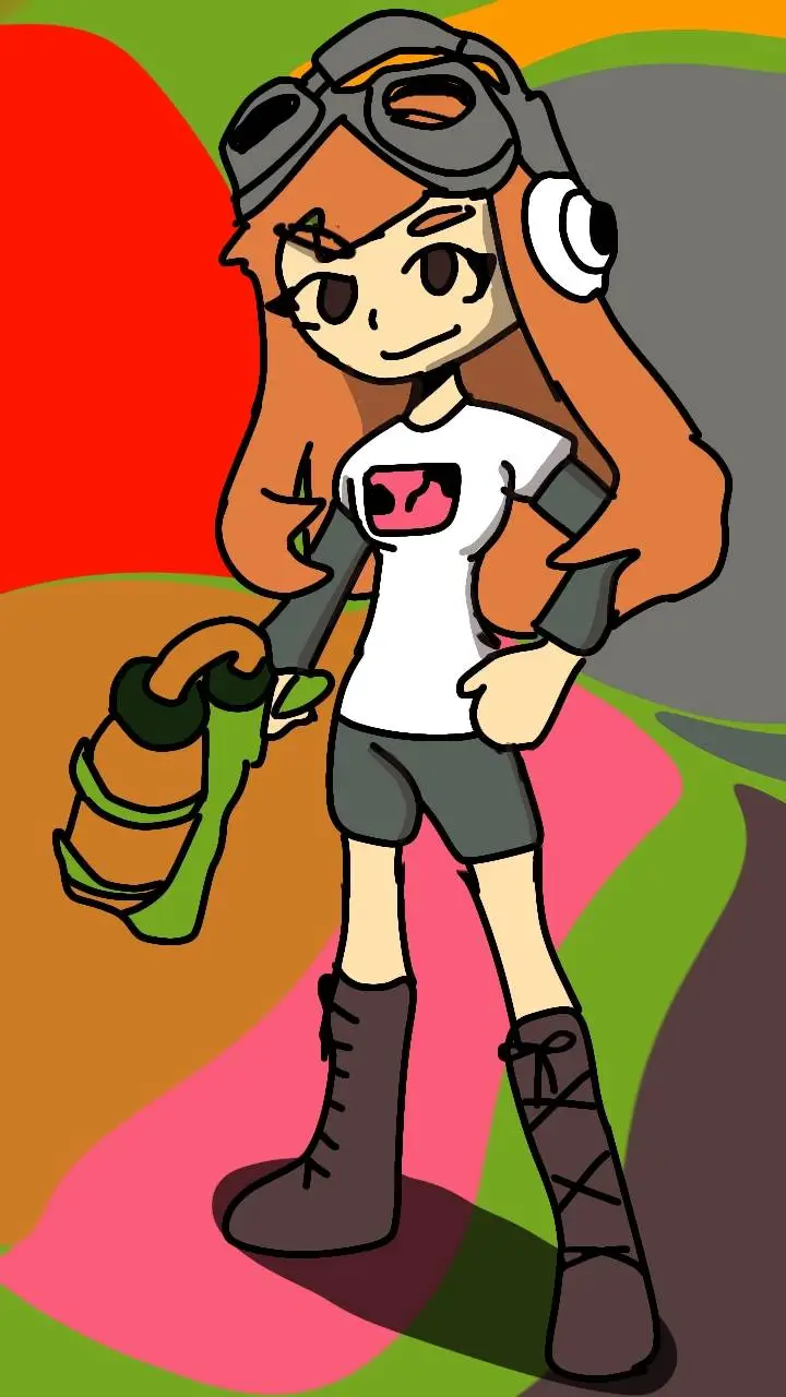ai character: 🧡Meggy!🧡 background