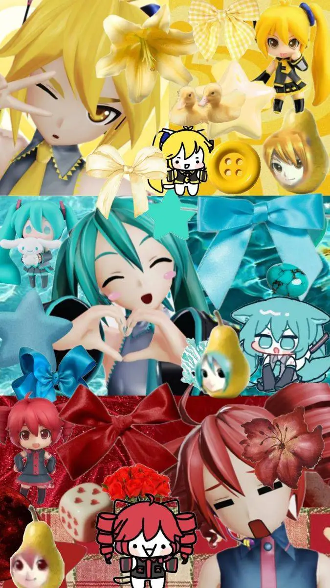 ai character: {TRIPLE BAKA💙❤💛} background