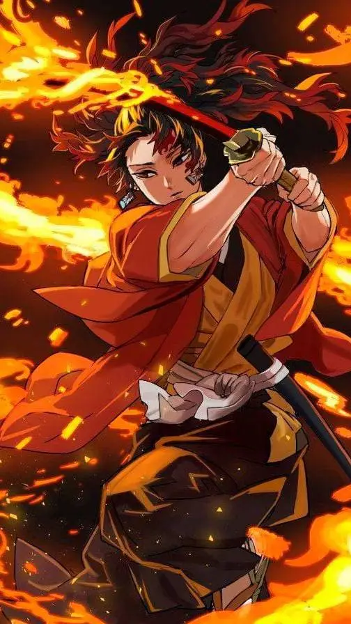 ai character: Yoriichi Tsugikuni background