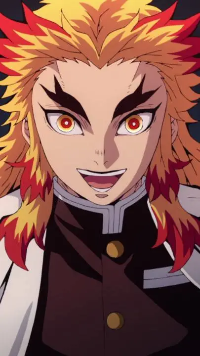 ai character: Kyojuro Rengoku  background