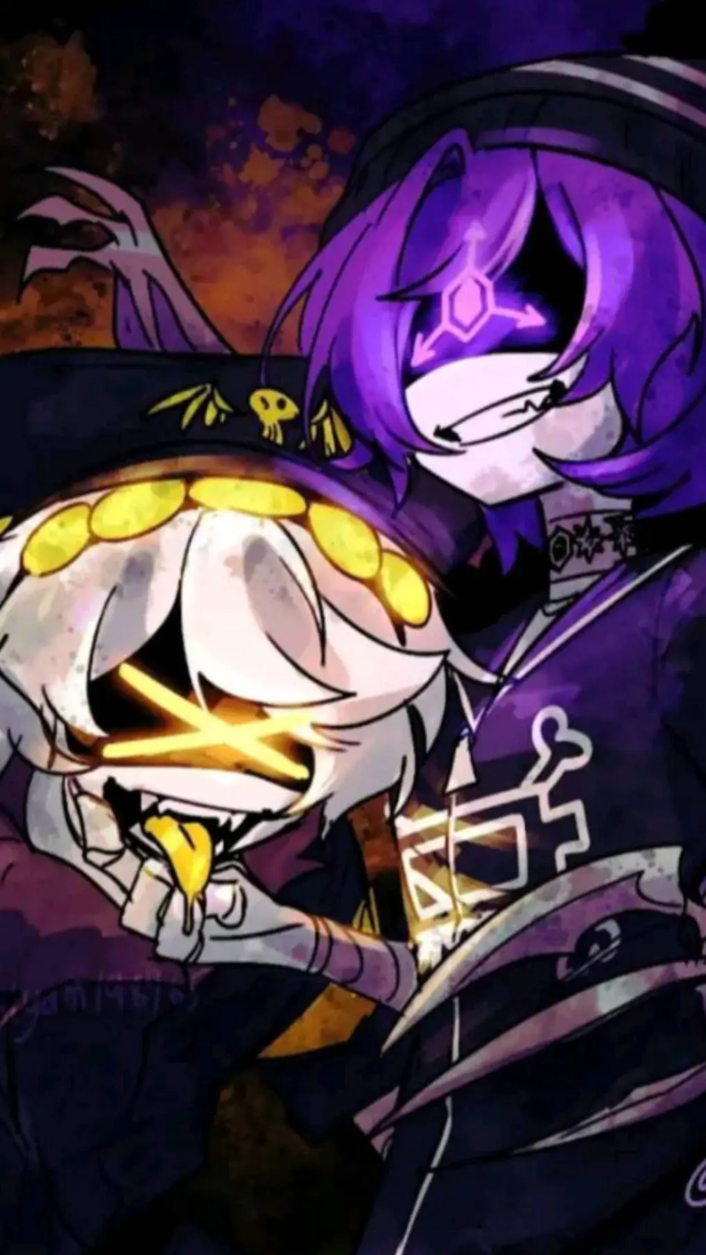 ai character: ×°Uzi°× background