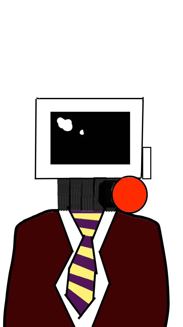 ai character: Simp camera man  background