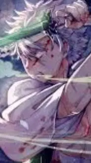ai character: sanemi demon slaye background