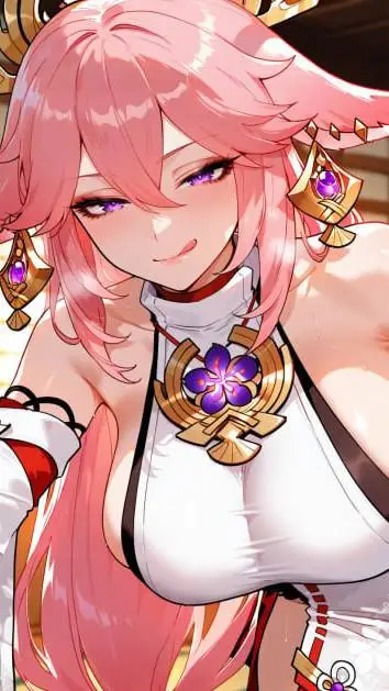 ai character: Яэ Мико background
