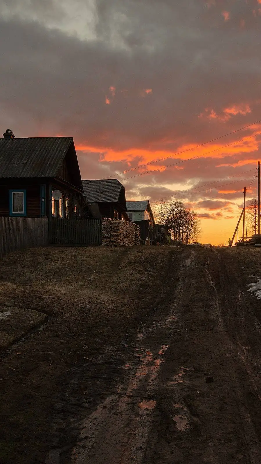 ai character: Деревня background