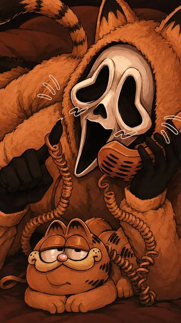 ai character: Ghostface background