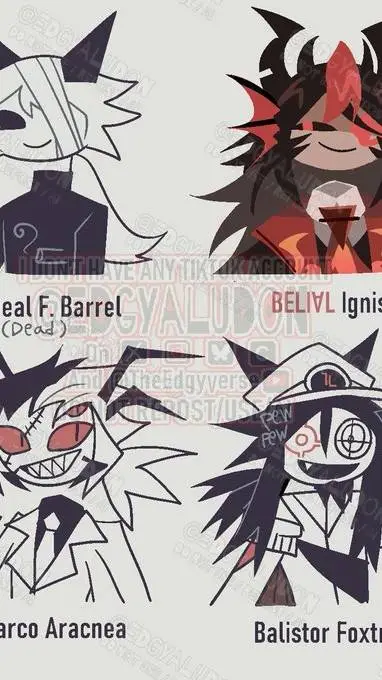 ai character: M, B, M, & B background