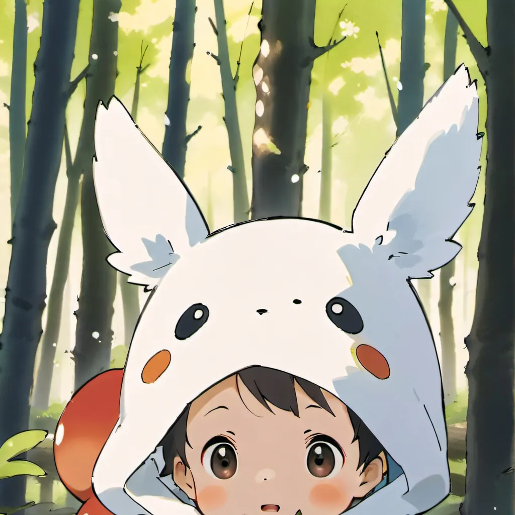chat with ai character: Bebe en el bosque