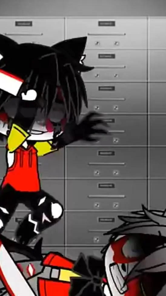 ai character: yandare crusty background