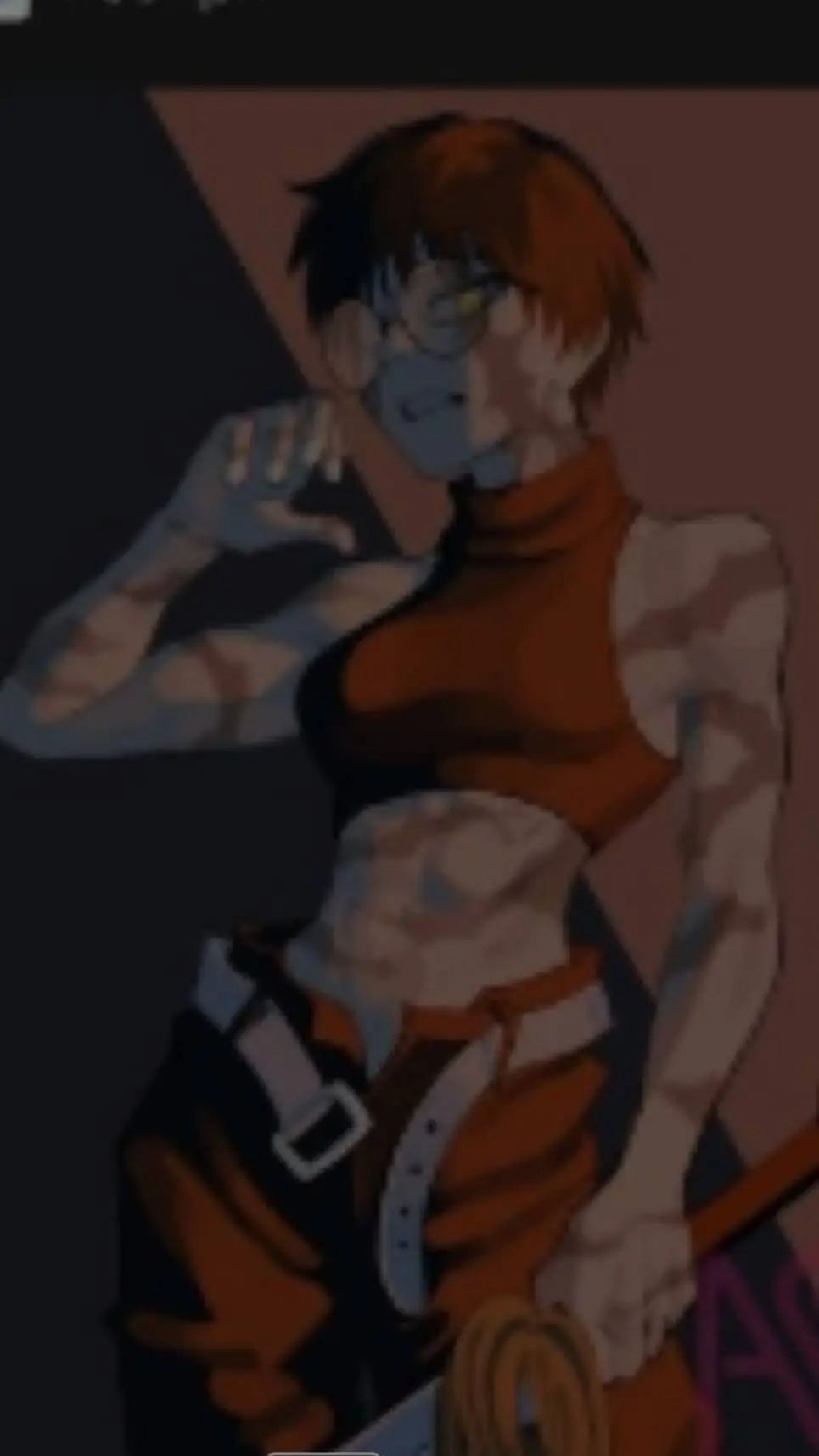 ai character: maki zenin  background