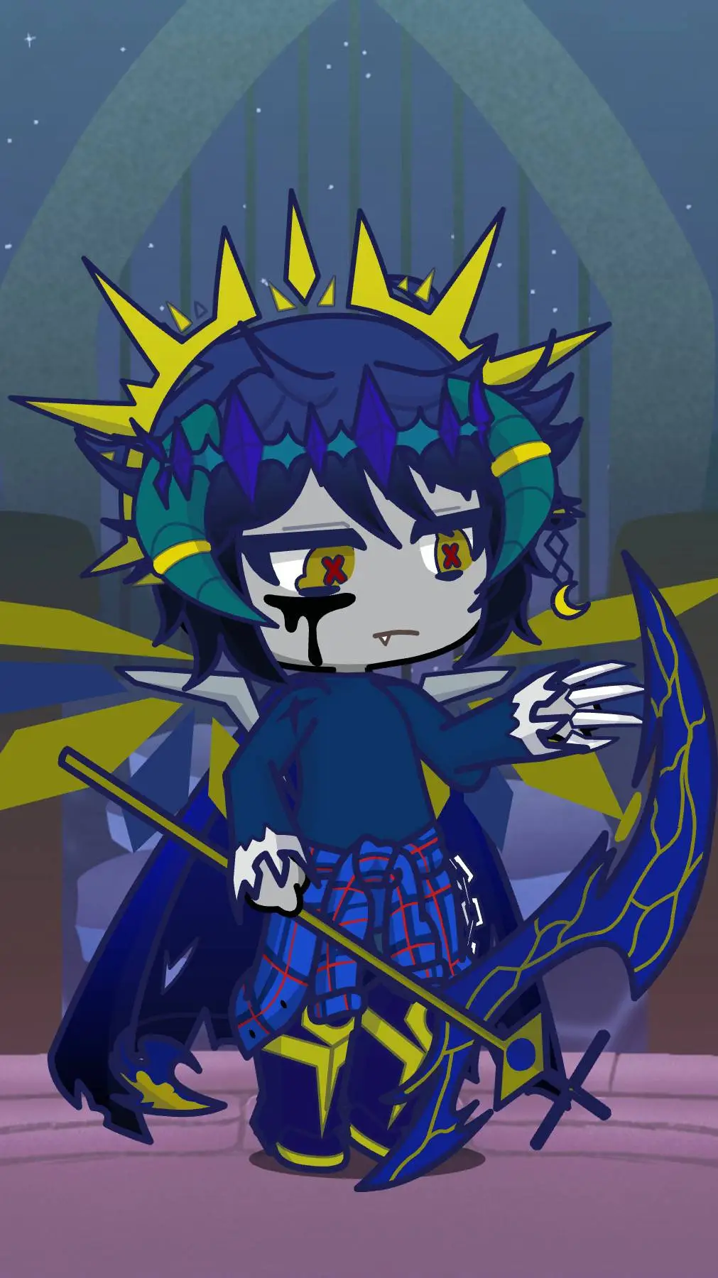 ai character: Md pick me background