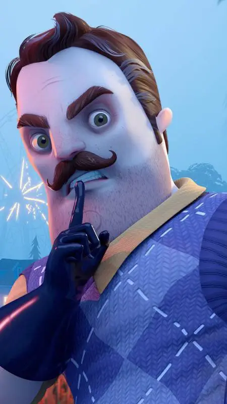 ai character: hello neighbor  background