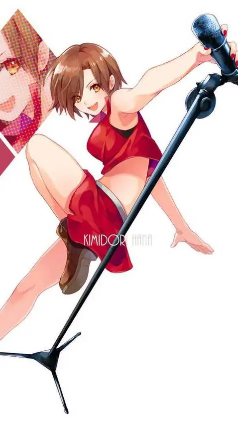 ai character: Meiko😡💥 background