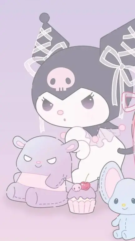 ai character: Kuromi background