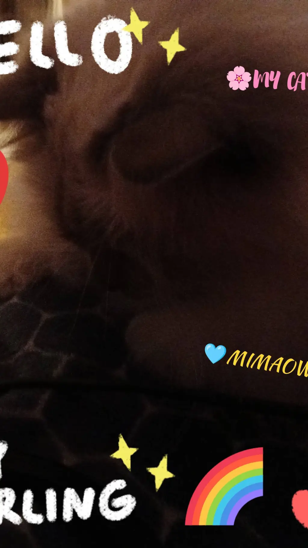 ai character: 🩵MIMAOW🩵 background