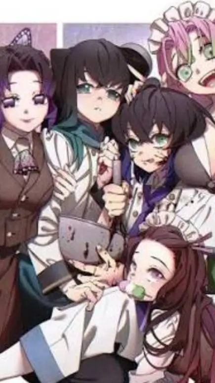 ai character: ☕🥄KNY CAFE☕🥄 background