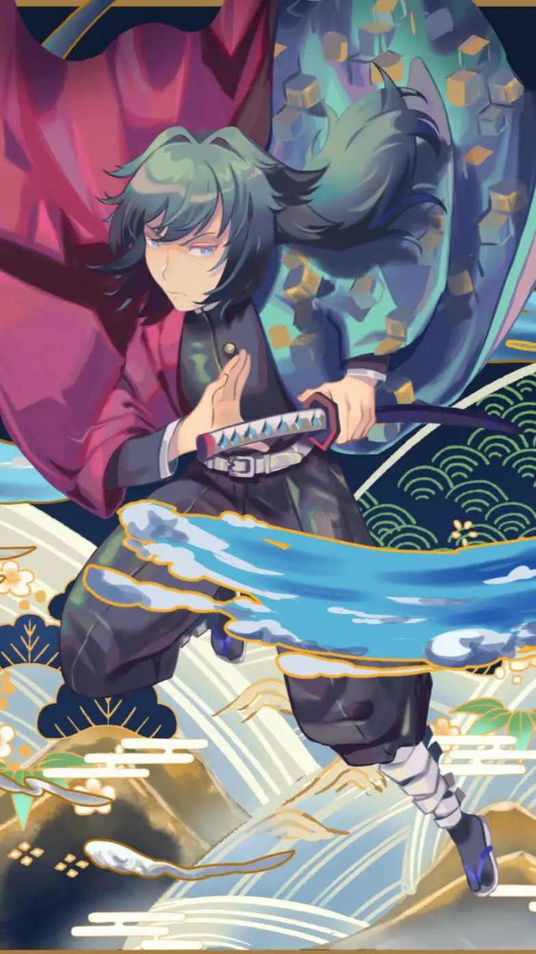 ai character: KNY MEME background