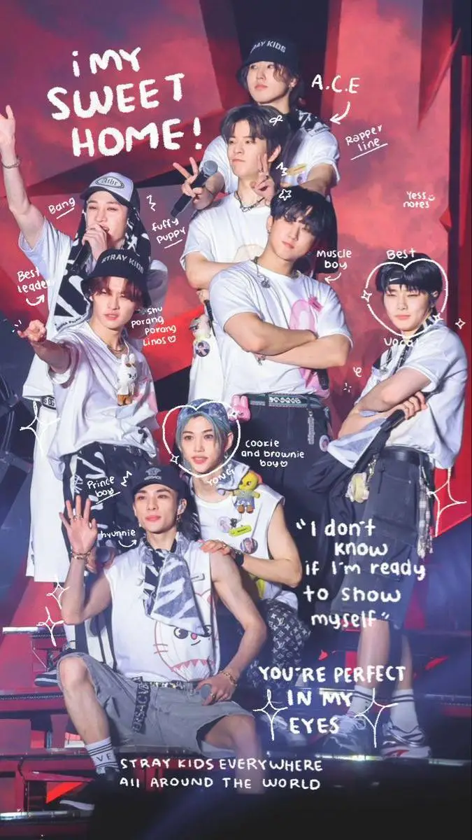 ai character: ⚡Stray Kids⚡ background