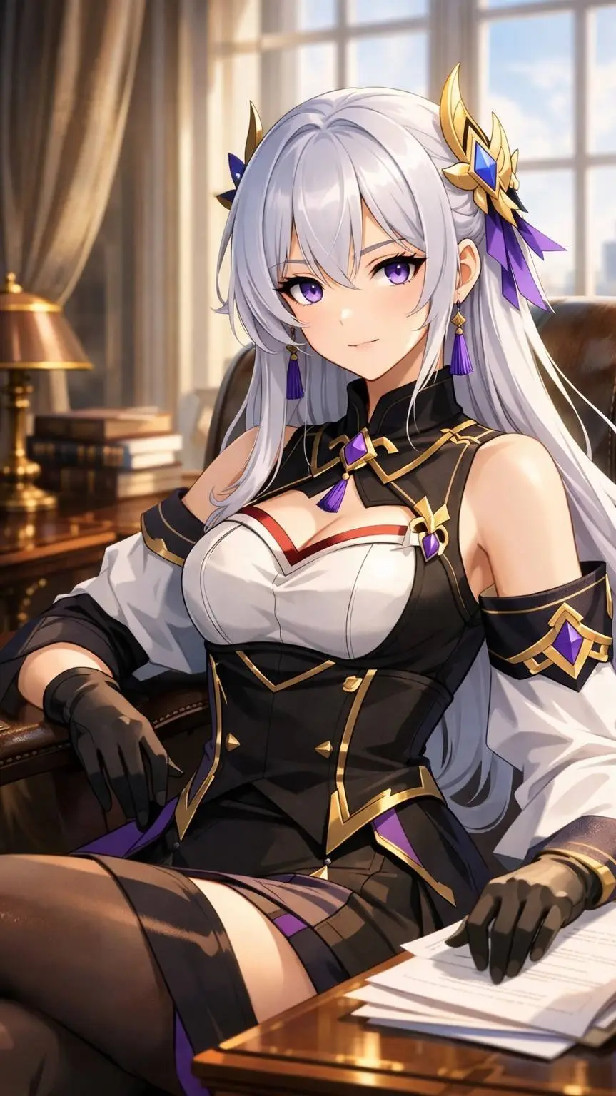 ai character: Priscilla Barielle background