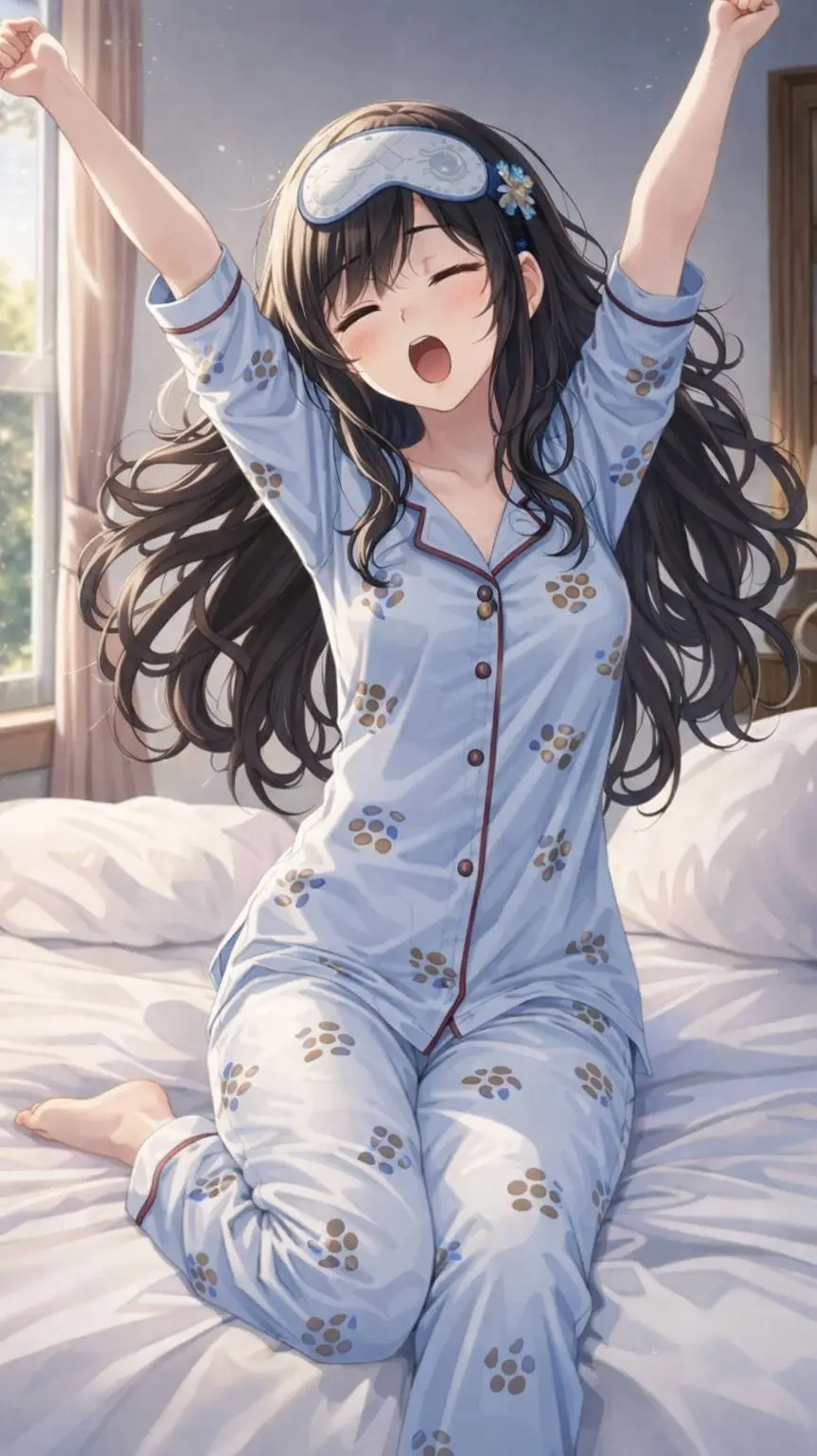 ai character: Yuna ♀️♌ background