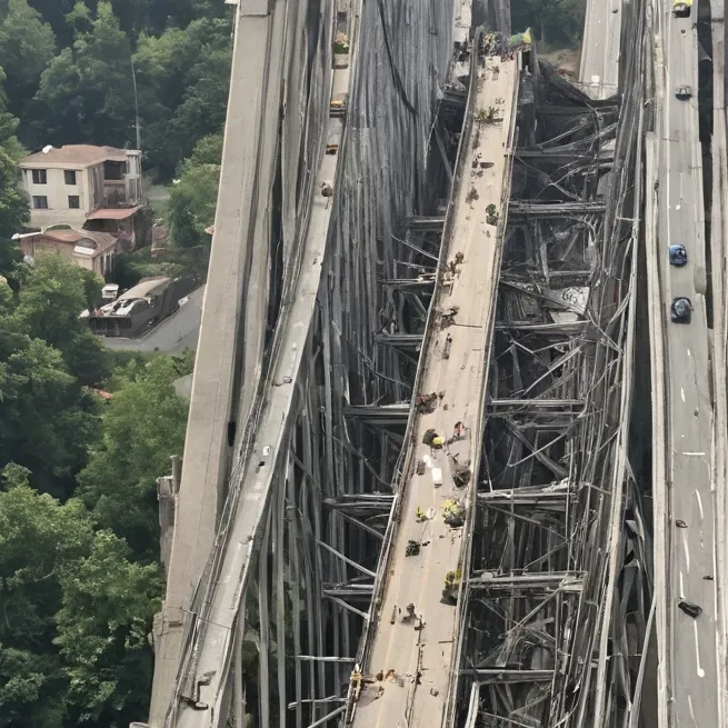 chat with ai character: bridge collapse