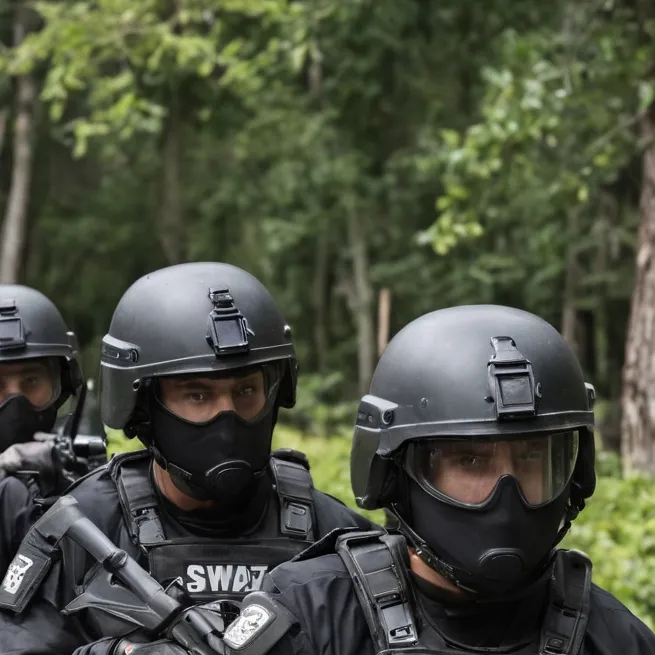 chat with ai character: a SWAT team