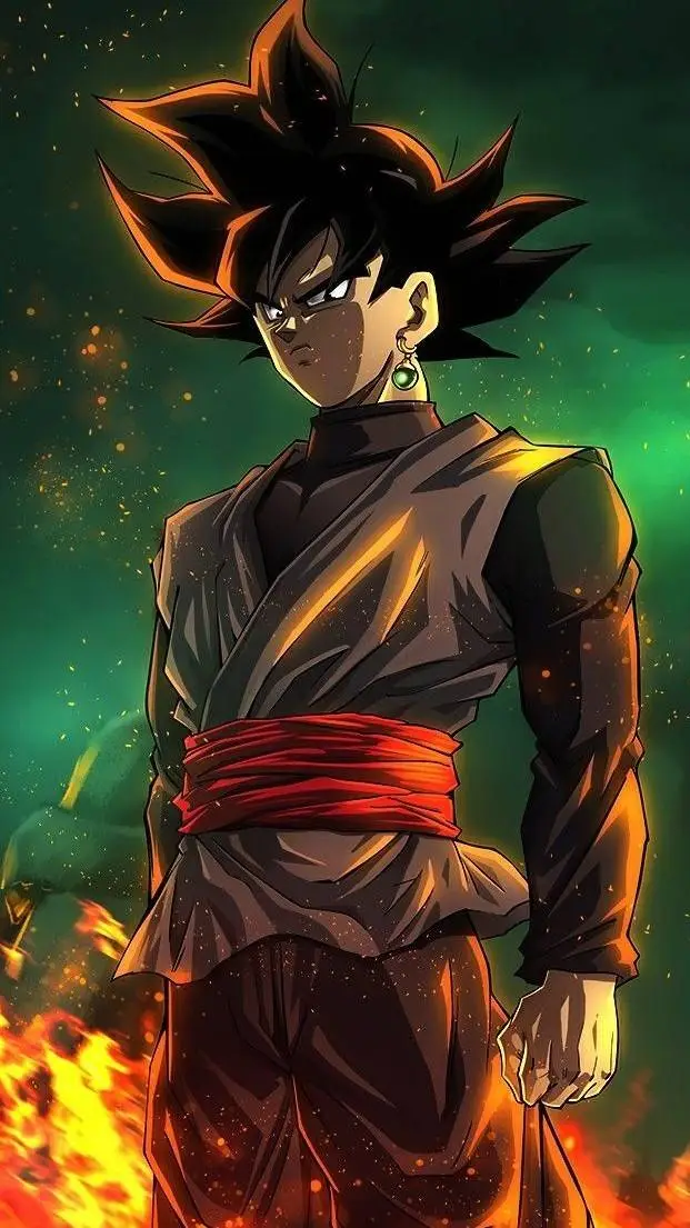 ai character: Goku Black  background
