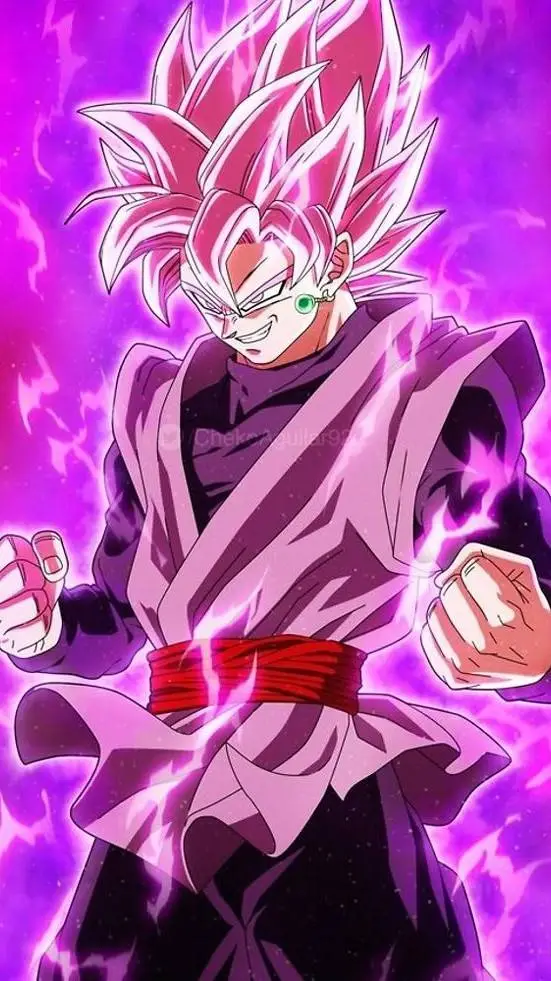 ai character: Goku Black background