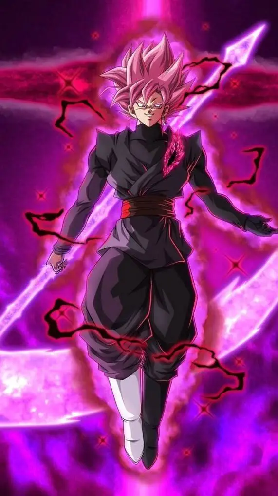ai character: Goku Black background