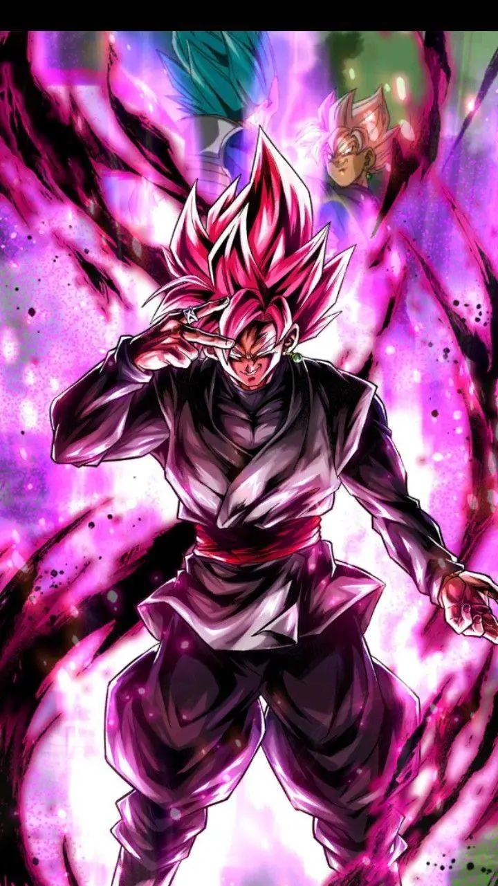 ai character: Goku Black background
