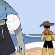 chat with ai character: Forsaken beach