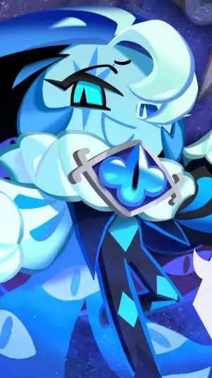 ai character: Shadow milk cookie background