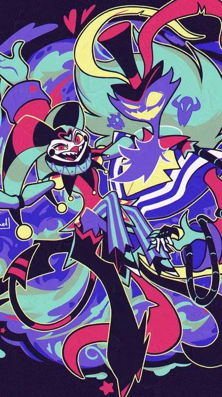 ai character: AsmodeusXFizzaroll background