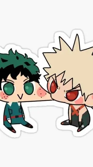 ai character: Baku deku background