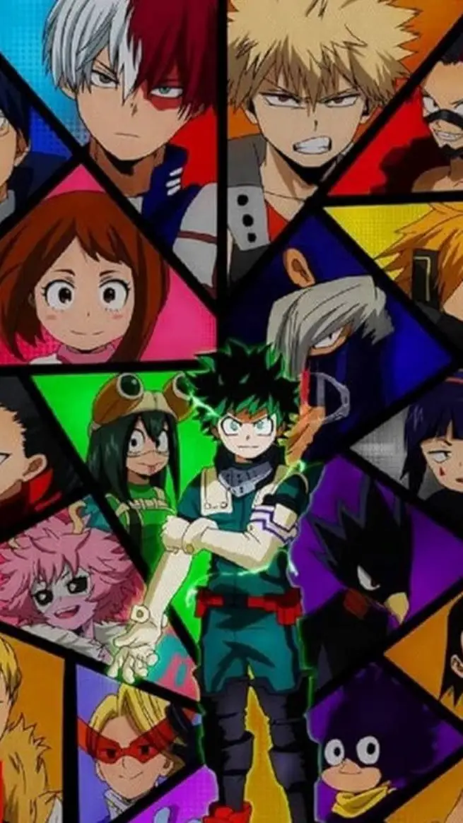 ai character: mha académie  background