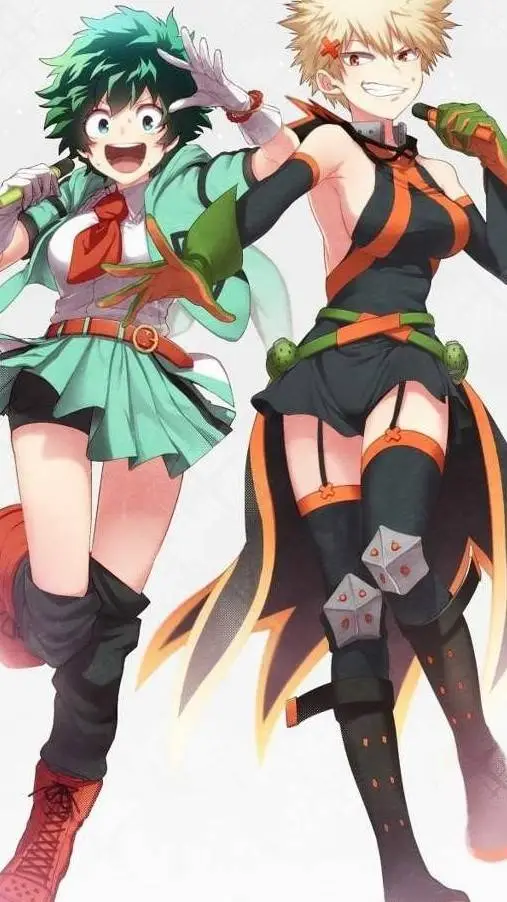 ai character: Deku  background