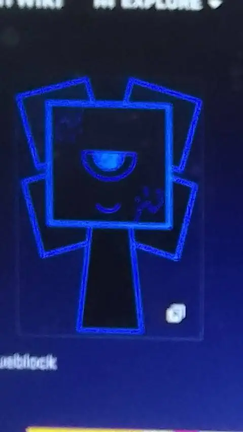 ai character: BlueBlock background