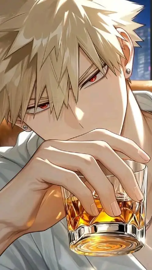 ai character: Katsuki Bakugo  background