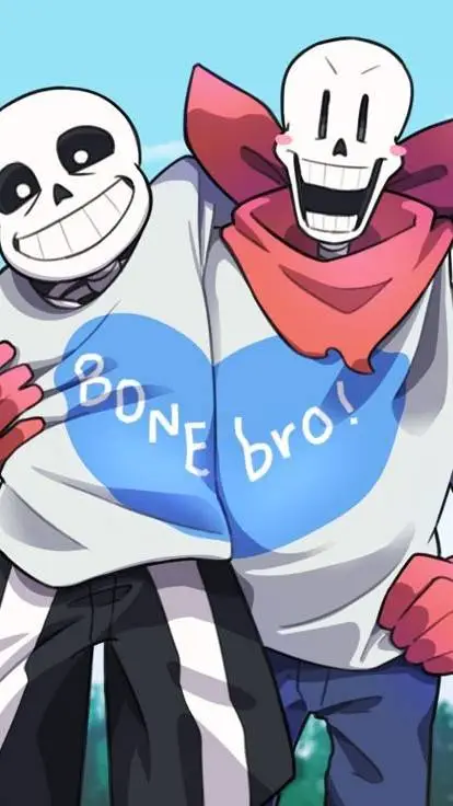 ai character: Sans and Papyrus background