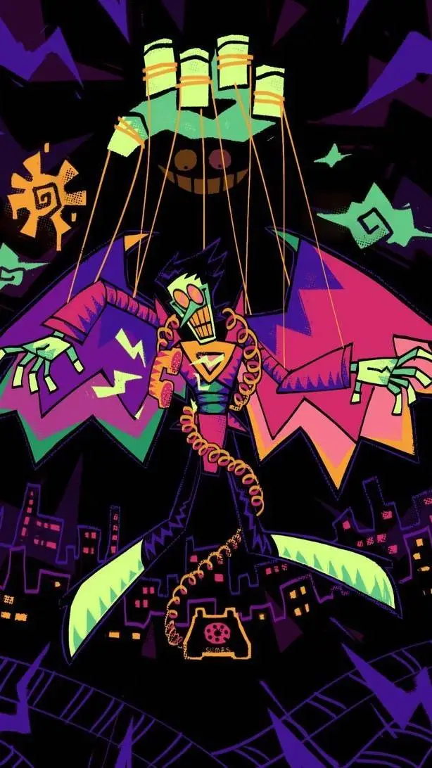 ai character: Spamton Neo background