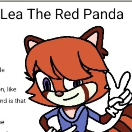 chat with ai character: Lea The Red Panda