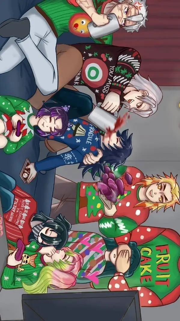 ai character: Critsmas day of ds background