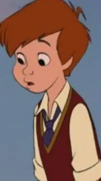 ai character: Christopher Robin  background