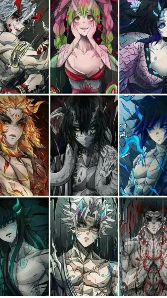 ai character: -Demon Hashira-  background