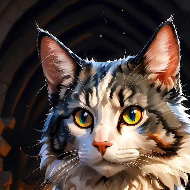 chat with ai character: Cat magic collar