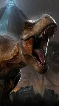 ai character: jurassic world  background