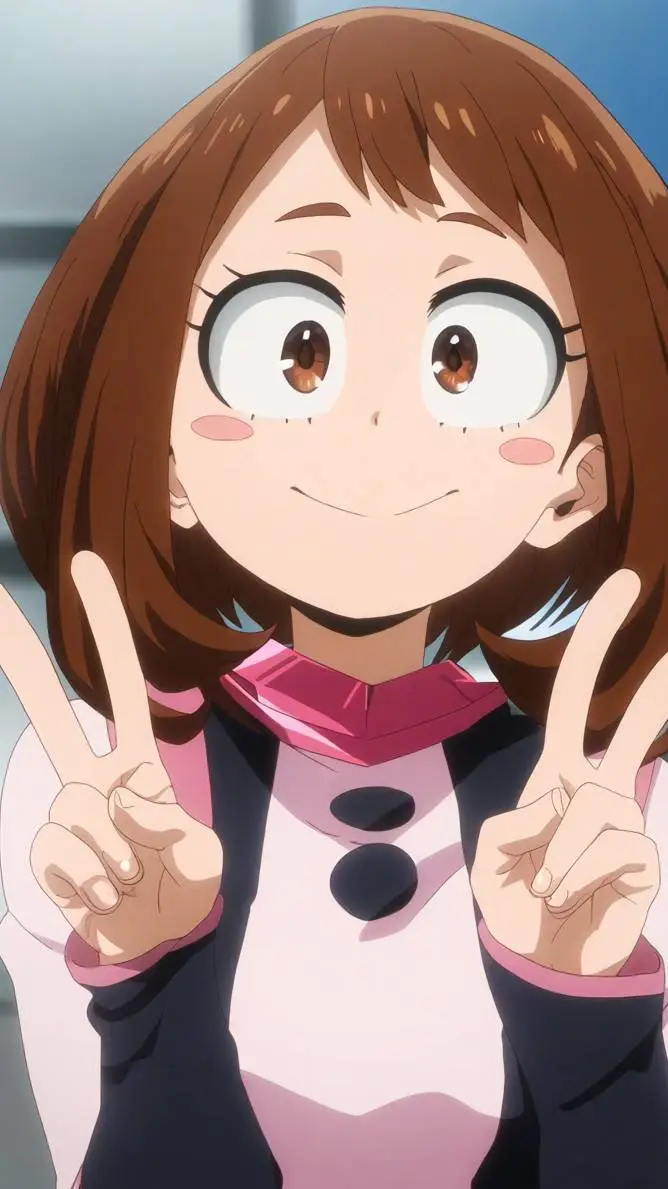 ai character: giant ochaco  background