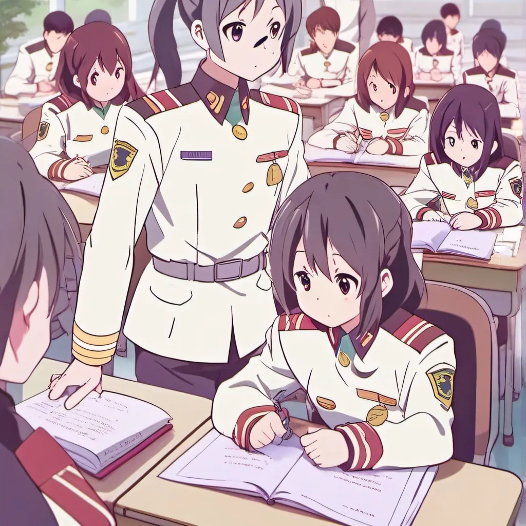 chat with ai character: Millitary academy