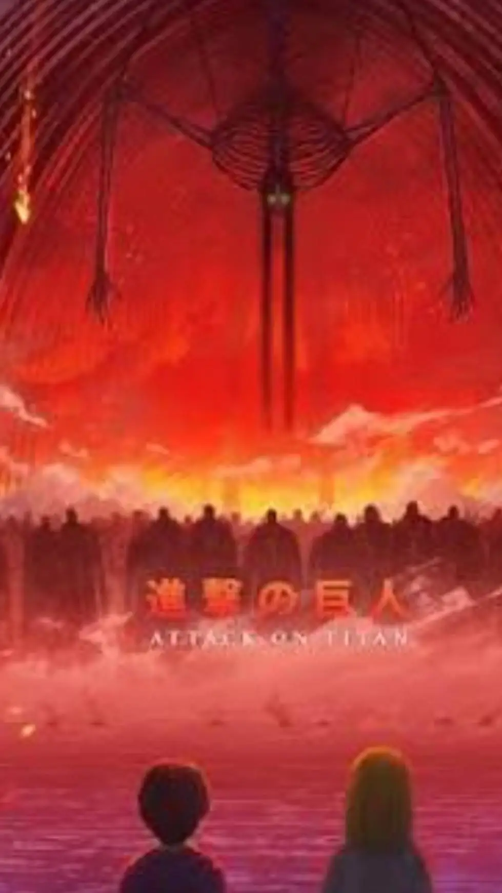 ai character: AOT The Rumbling 2 background